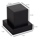 Kit Ducha Chuveiro 20×20cm Inox 304 Com Acabamentos Registros Preto/Cromado Para Chuveiro Banheiro Casa Farfelle  122  Casa Farfelle