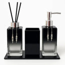 Kit Lavabo Luxo Sabonete Líquido Troover C/ Porta Escovas e Aromatizante  493  Casa Farfelle