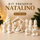 Kit Presépio de Natal Decorativo Sagrada Família com Reis Magos e Anjos  Natal  Casa Farfelle