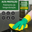 Kit Renovador e Protetor de Mármore Granito e Porcelanato Casa Farfelle  87  Casa Farfelle