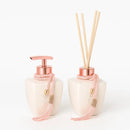 Kit Vidros Lavabo Branco Deluxe C/ Enfeite Difusor e Sabonete  489  Casa Farfelle