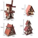 Kit Vila Natalina em MDF | Cenário Decorativo de Natal  Natal  Casa Farfelle