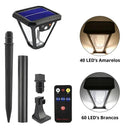 Lâmpada LED Solar 2 em 1 para Jardim - Swanlight Casa Farfelle  25 (Iluminação)  Casa Farfelle