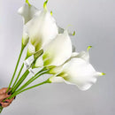Lírio da Calla Artificial Grande para Decoração 4 Unidades 300 [Flores]  Casa Farfelle