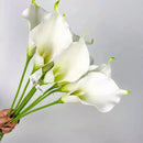 Lírio da Calla Artificial Grande para Decoração  Flores Artificiais  Casa Farfelle