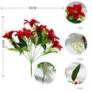 Lírios Artificiais de Seda para Decoração 7 Flores Casa Farfelle  291 [Flores]  Casa Farfelle