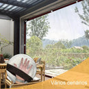Lona Transparente Impermeável para Varanda e Garagem 77  Casa Farfelle