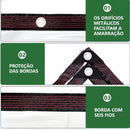 Lona Transparente Impermeável para Varanda e Garagem 77  Casa Farfelle