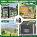 Lona Transparente Impermeável para Varanda e Garagem 77  Casa Farfelle