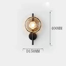 Luminária De Parede De Vidro Arandela Sala/Interna Led Minimalista Casa Farfelle  118 (Iluminação)  Casa Farfelle