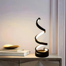 Luminária Abajur De Mesa Ondular Led Nórdico Loja Toque De Casa  186  Casa Farfelle