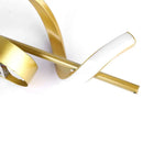 Luminária Arandela Dourada de Parede Sens Casa Farfelle  104 (Iluminação)  Casa Farfelle