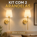 Luminária Arandela de Parede Estilo Clássico  207 (Iluminação)  Casa Farfelle