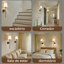 Luminária Arandela de Parede Estilo Clássico  207 (Iluminação)  Casa Farfelle