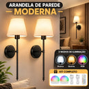Luminária Arandela de Parede Estilo Clássico  207 (Iluminação)  Casa Farfelle