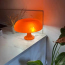Luminária De Mesa Cogumelo Laranja Loja Toque de Casa  165  Casa Farfelle