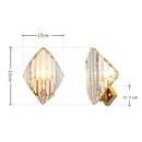 Luminária De Parede Moderna Com Cristais Casa Farfelle  111 (Iluminação)  Casa Farfelle