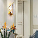 Luminária De Parede Moderna Com Cristais Casa Farfelle  111 (Iluminação)  Casa Farfelle