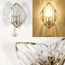 Luminária De Parede Moderna Com Cristais Casa Farfelle  111 (Iluminação)  Casa Farfelle