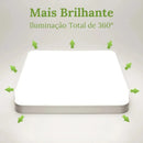 Luminária De Teto Plafon Quadrado LED Bivolt Toque de Casa  074  Casa Farfelle