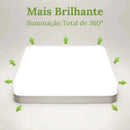 Luminária De Teto Plafon Quadrado LED Bivolt  Iluminação  Casa Farfelle