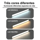 Luminária LED Fina – Sensor de Movimento e Recarregável e sem Fio Casa Farfelle  205 (Iluminação)  Casa Farfelle