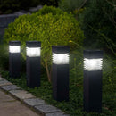 Luminária LED Solar Retangular para Caminhos - Ilumine Exteriores Casa Farfelle  20 (Iluminação)  Casa Farfelle