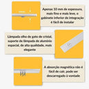 Luminária LED Ultra Fina com Sensor de Movimento Casa Farfelle  1 (Iluminação)  Casa Farfelle