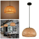 Luminária Pendente Bambu Rattan Loom — Toque de sofisticação natural  Iluminação  Casa Farfelle