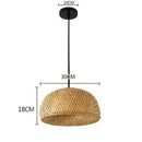 Luminária Pendente Bambu Rattan Loom — Toque de sofisticação natural  Iluminação  Casa Farfelle