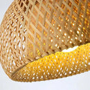Luminária Pendente Bambu Rattan Loom — Toque de sofisticação natural Zelar - Casa & Jardim  Luminária de Teto  Casa Farfelle