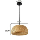 Luminária Pendente Bambu Rattan Loom — Toque de sofisticação natural Zelar - Casa & Jardim  Luminária de Teto  Casa Farfelle