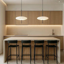 Luminária Pendente Disco Oval Minimalista Zelar - Casa & Jardim  Luminária de Teto  Casa Farfelle