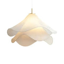 Luminária Pendente Moderna Flor em Tecido Suavidade para Sua Sala de Estar Zelar - Casa & Jardim  Luminária de Teto  Casa Farfelle