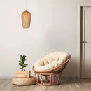 Luminária Pendente de Bambu Artesanal Estilo Japonês Zelar - Casa & Jardim  Luminária de Teto  Casa Farfelle