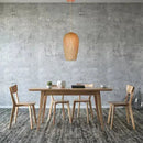 Luminária Pendente de Bambu Artesanal Estilo Japonês Zelar - Casa & Jardim  Luminária de Teto  Casa Farfelle