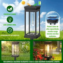 Luminária Solar Externa de Jardim - Swanlight 54 (Iluminação)   Casa Farfelle