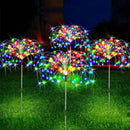 Luminária Solar Fogos de Artifício Iluminação Decorativa para Jardim e Natal Zelar - Casa & Jardim  Luminária Solar LED  Casa Farfelle