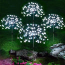 Luminária Solar Fogos de Artifício Iluminação Decorativa para Jardim e Natal Zelar - Casa & Jardim  Luminária Solar LED  Casa Farfelle
