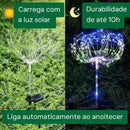 Luminária Solar Fogos de Artifício  Iluminação  Casa Farfelle