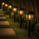 Luminária Solar LED Externa para Caminhos  Iluminação  Casa Farfelle
