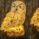 Luminária Solar de Coruja para Jardim Casa Farfelle  92 (Iluminação)  Casa Farfelle