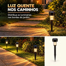Luminária Solar de Jardim Espeto Inox - Swanlight  Iluminação  Casa Farfelle