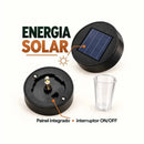 Luminária Solar de Jardim Espeto Inox - Swanlight  Iluminação  Casa Farfelle