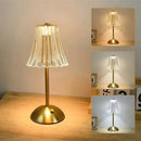 Luminária de Mesa Abajur de Cristal com Touch  175 (Iluminação)  Casa Farfelle
