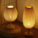 Luminária de Mesa Bambu – Estilo Natural com Elegância Artesanal Zelar - Casa & Jardim  Luminária de Mesa  Casa Farfelle