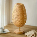 Luminária de Mesa Bambu  Iluminação  Casa Farfelle