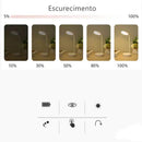 Luminária de Mesa LED Sem Fio Recarregável – Iluminação Touch com Proteção Ocular Zelar - Casa & Jardim  Luminária de Mesa  Casa Farfelle