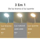 Luminária de Mesa LED Sem Fio Recarregável  177 (Iluminação)  Casa Farfelle