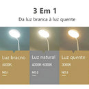 Luminária de Mesa LED Sem Fio Recarregável  Iluminação  Casa Farfelle